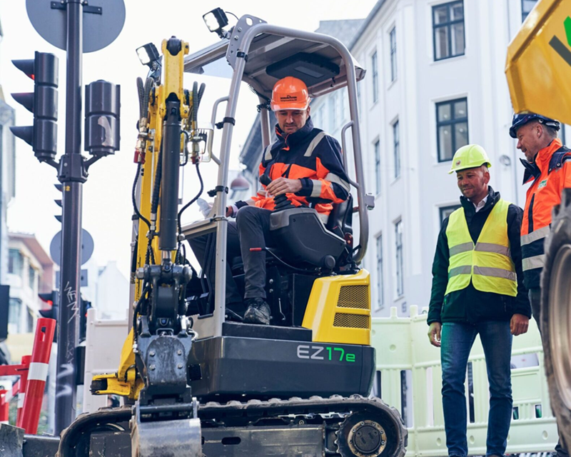 wacker neuson ηλεκτρικός εκσκαφεας EZ17e